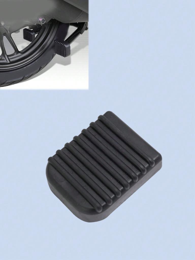 Universal Motorcycle Side Stand Pad – Rubber Non-Slip Oversized Base Extender, Fits All Motorcycles & E-Bikes