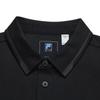 Fila Stylish Minimalist Casual Light Business Quality Versatile Comfortable Knitted Short Sleeve Polo Shirt Men Tops Black Blue F11M612106FBK