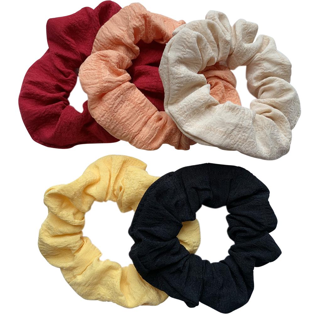 15PCS/Set Women French Elastic Hair Scrunchies For Women Hair Ties Rubber Band Hair Rope Accessories Lady Headdress 2021