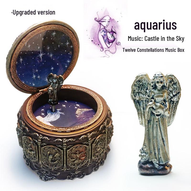 Luminous Rotating DIY Constellation Music Box: