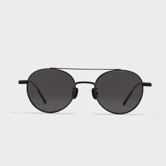 Alai Two-Bridge Titanium Tint Sunglasses
