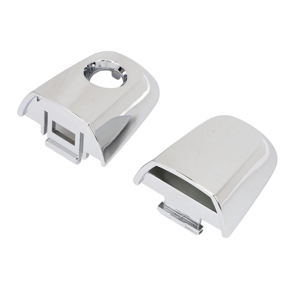 Pair of Chrome Front Door Out Side Handle Cover 5716A065 Exterior Door Handle Cap with Key Hole for