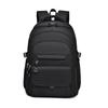 Solid color versatile student schoolbag backpack Oxford cloth junior high school college student backpack leisure travel bag