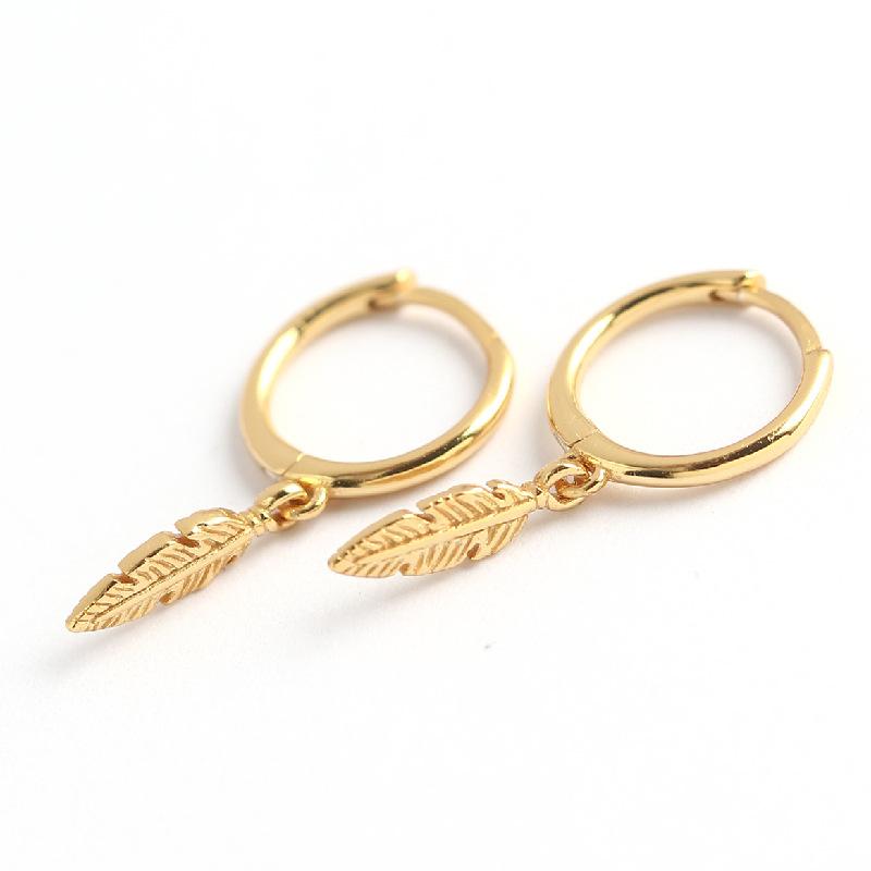 925 Silver Needle Vintage Geometric Pendant Earrings Round/Square/Shell Earrings for Women Fashion Jewelry Pendientes