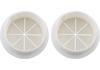 2 Pack 2 Inch 50mm White Desk Cable Hole Cover Office Computer Desk Cable Grommet for Cable Management