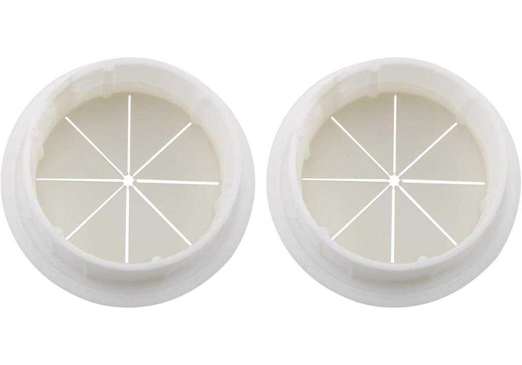 2 Pack 2 Inch 50mm White Desk Cable Hole Cover Office Computer Desk Cable Grommet for Cable Management