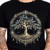 Tree Of Life T-Shirt Celtic Spiritual Nature Pagan Mandala Yoga Gift Graphic Tee