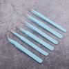 6 Pcs Anti-Static Stainless Steel Tweezers Electronics Tweezers Kit for Jewelry Crafts Electronics Picking Tools