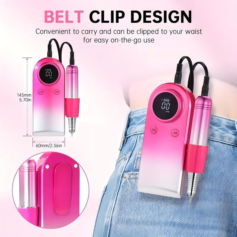 June 2025 Portable MS-901 Rechargeable Nail Drill for Professional High-Speed Nail Removal