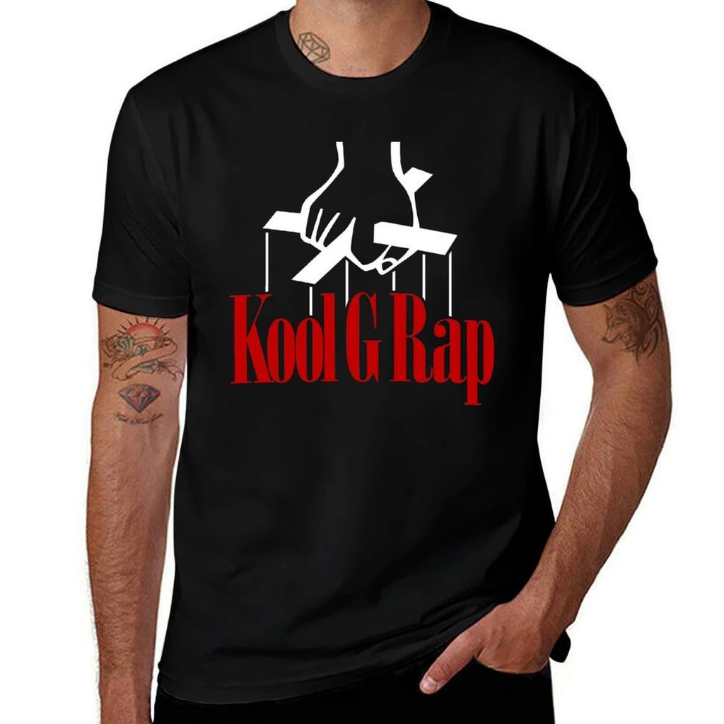 Kool G Rap Roots of Evil Logo Red T-Shirt Casual Loose Fit Short Sleeve T-Shirt