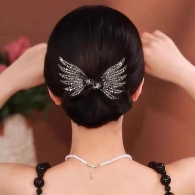 Frauen Haar Twister Kristall Flügel Curler Exquisite Temperament Haarnadel Curling Haar Haarnadeln Haar Zubehör
