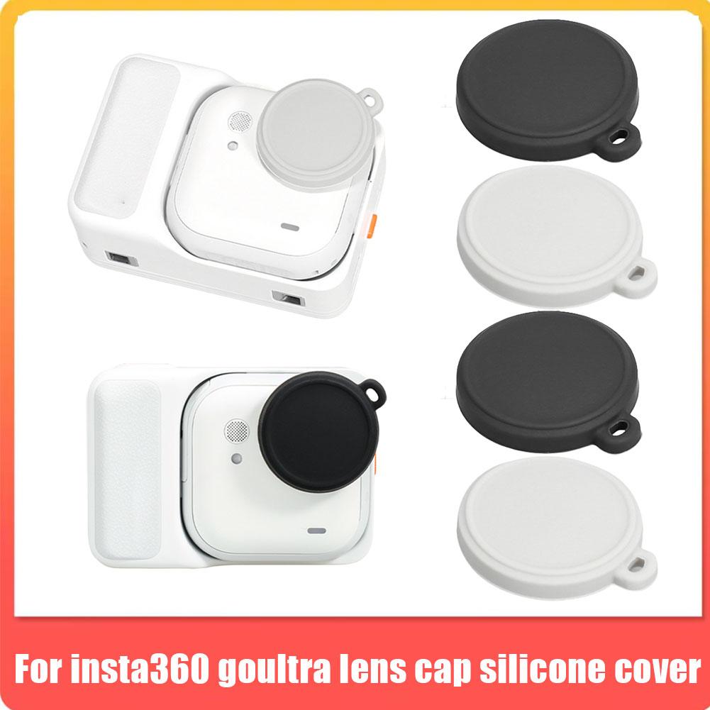 3Pcs For Insta360 Go Ultra Lens Cap Soft Rubber Camera Lens Protective Cover Dust-proof Cover For Insta360 GO Ultra Accessories