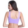 Plus Size Wire Free Vest Style Comfortable Thin Sports Bra For Mature Women
