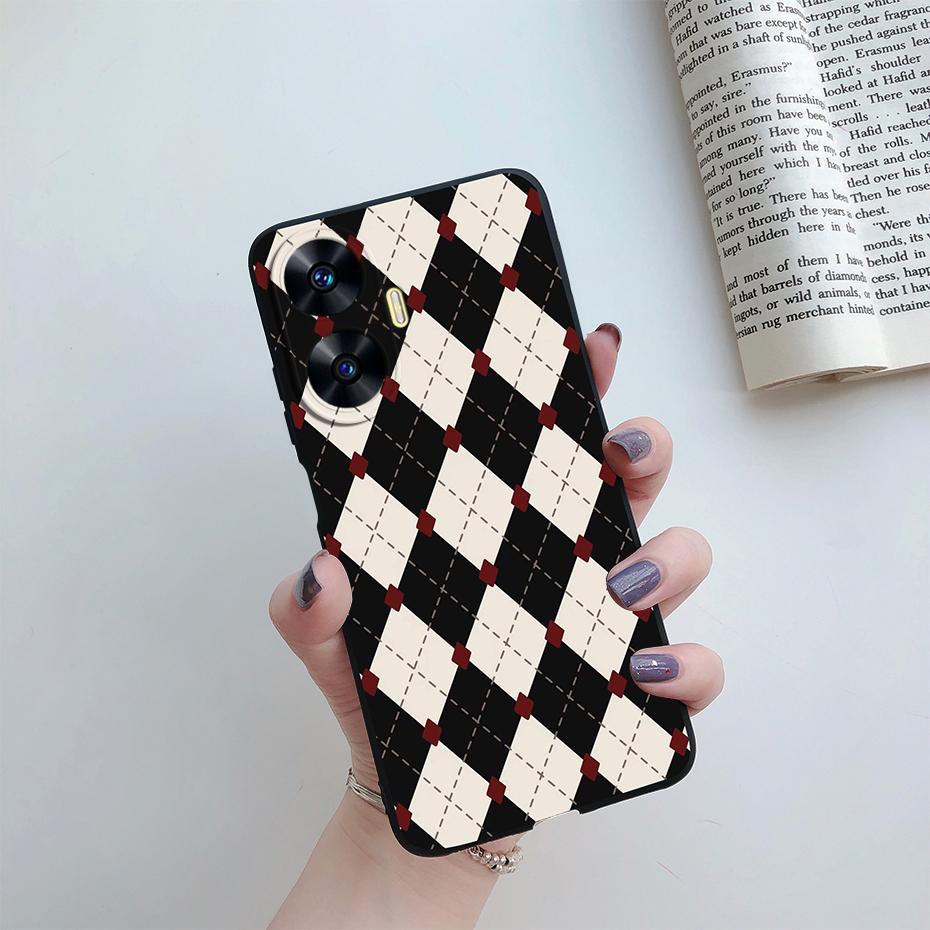 

2023 For Realme C55 Case Shockproof Soft silicone TPU Back Cover For Realme C 55 Phone Cases Realme C55 4G 6.72 inch Cute Fundas Realme C55 4G