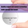 2Pcs CR2032 Coin Batteries 3V High Capacity for Long Use In Electronics and Gadgets
