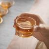 Japanese Style Glass Small Master Tea Cup Mini Heat Resistant Kung Fu Teacup Set Wine Glasses Supplies Teaware Accessories New