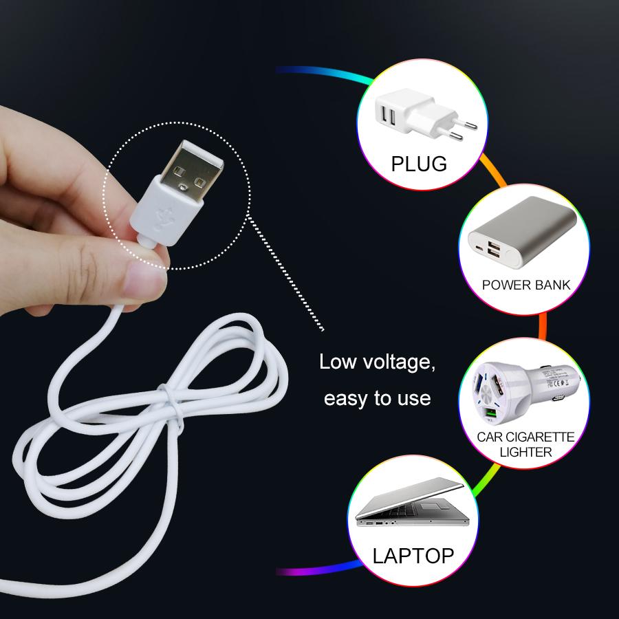 Hand Sweep Induction 3 Color Temperature Wall Lamp USB Aluminium LED Bar Light Induction Switch Wardrobe Kitchen Closet Light