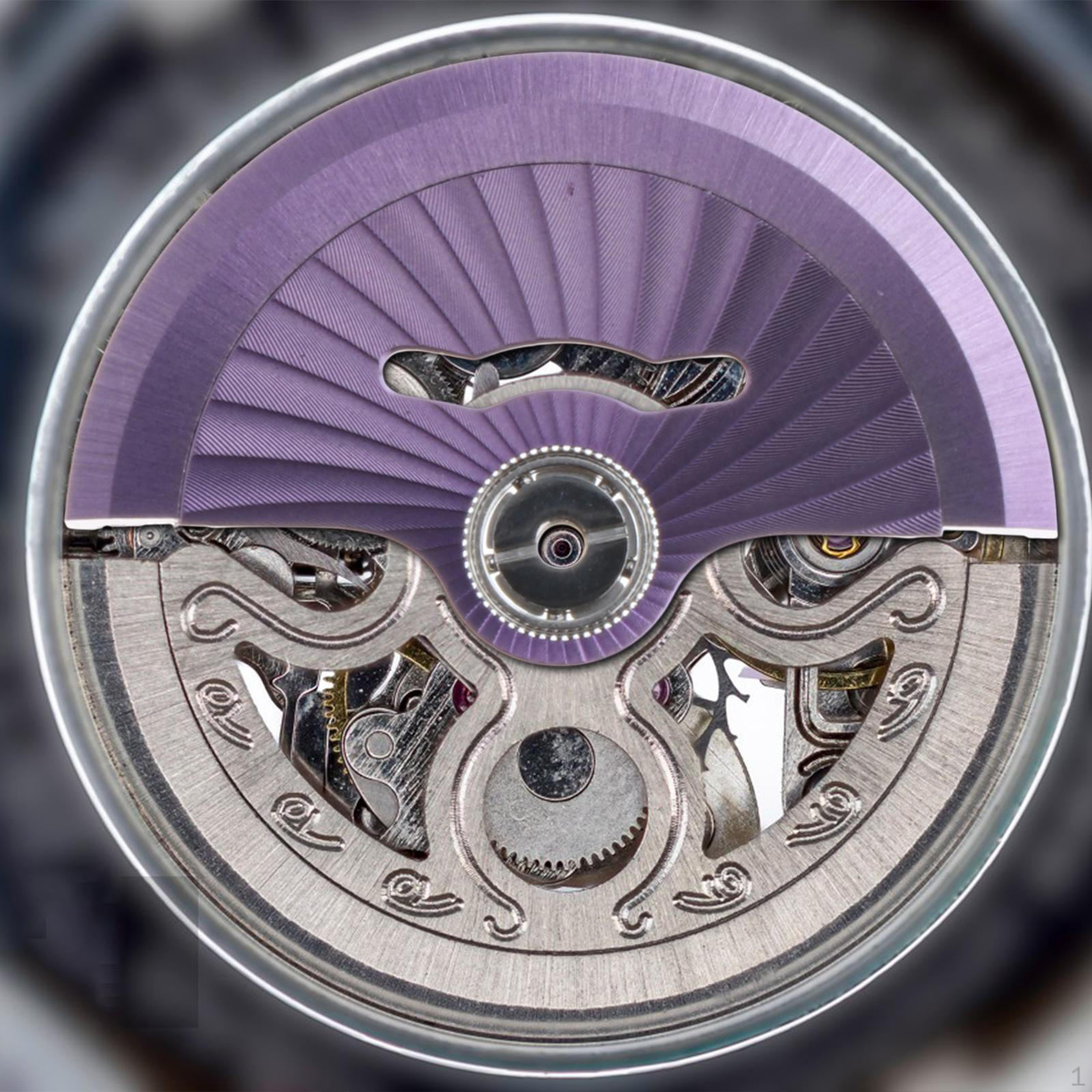 

Часовой механизм ротор автоматический DIY ремесла стабильный качающийся грузик фиолетовый