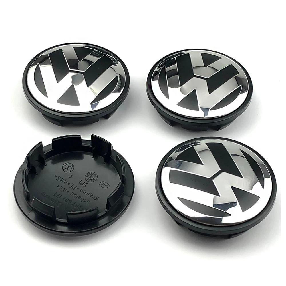 rsq1 Car Wheel Center Hub Caps Cover 4pcs 55mm 56mm 65mm 70mm for VW Volkswagen Golf Polo Passat Touran CC B5 B6 B7 Jetta accessories
