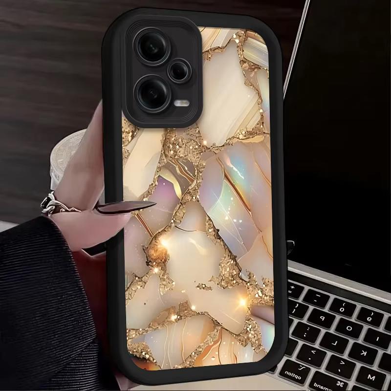 Luxury Golden Marble Pattern Phone Case For Redmi Note 13 12 Pro Plus 5G 13 12 Pro 4G 5G 11 10 Pro 12S 5G 11S 10S Redmi 13C 125G