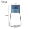 ZISIZ Press-Type Glass Salt Dispenser Bottle