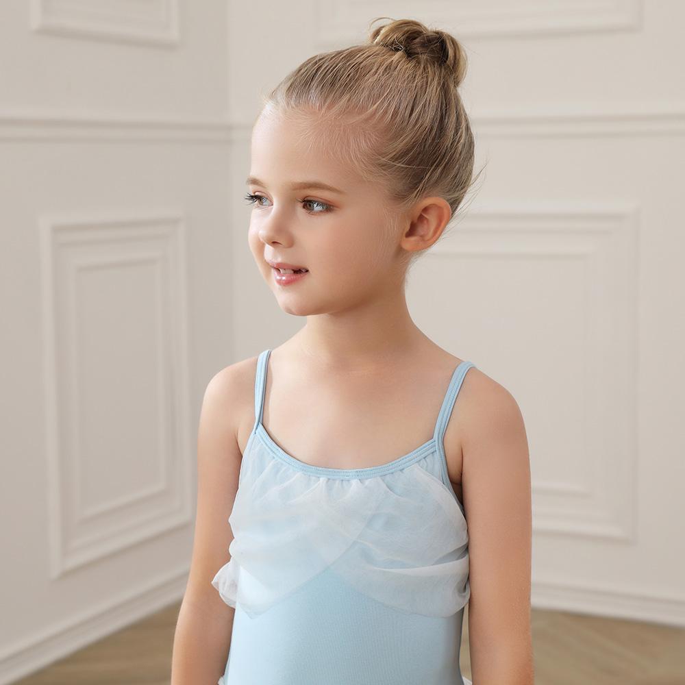 Girls Kids Dance Leotards for Ballet Dance Dress Sleeveless Ballet Dress Stage Performance Costumes