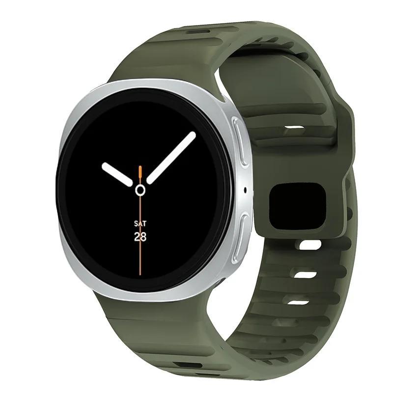 Silicone Straps for Samsung Galaxy Watch 8/8 Classic Strap 40mm 44mm 46mm Sport Bracelet Correa Galaxy Watch 8/7 Ultra Band 47mm