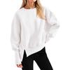 Women S Casual Solid Color Long Sleeve Pullover Hooded Sweatshirt