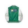 Li-Ning Unisex OG_SLICK Collaboration Varsity Jacket Green White AJMT075-3