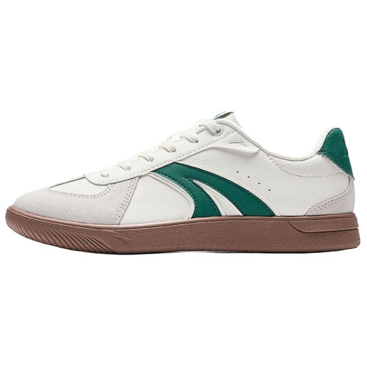 New Anta TT Shoe Collection Cushioning, Wear Resistant Low Top Skateboard Shoes Women's White Green 922548019-1