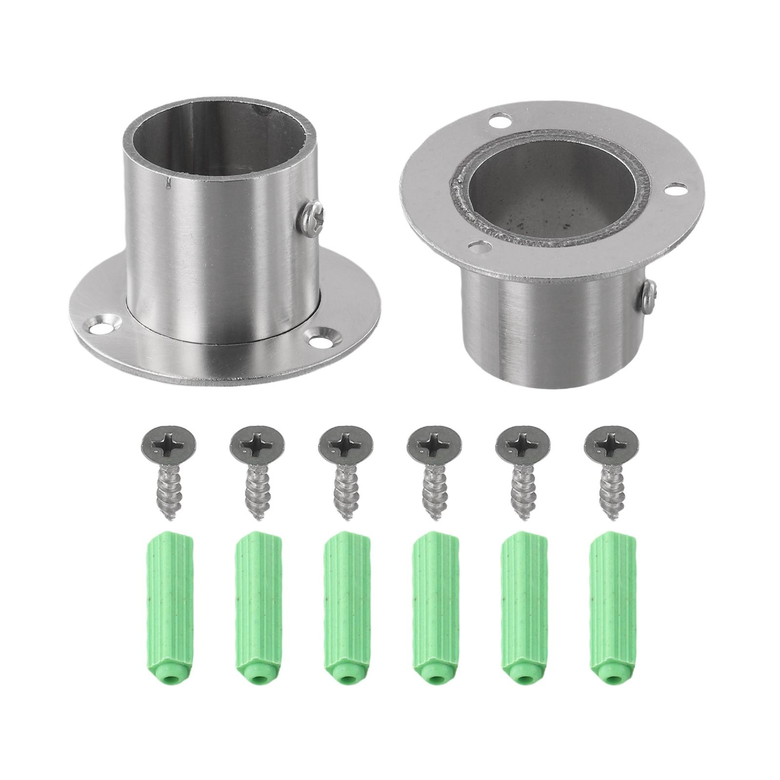 

Набор из 2 концевых опор для штанги в шкаф для надежного развешивания одежды и аксессуаров 32mm