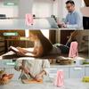Portable Fan Rechargeable, Small Desk Fan Quiet, 180°Tilt Adjustable Personal Fan for Sleeping, Battery Operated, 100 Speeds, Table Fan for Bedroom