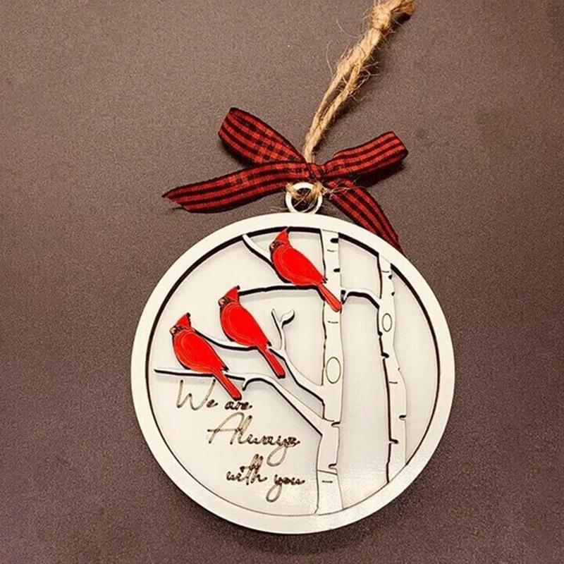 Christmas Hanging Ornament Memorial In The Heaven Loved Ones Xmas Tree Decoration Navidad Gifts