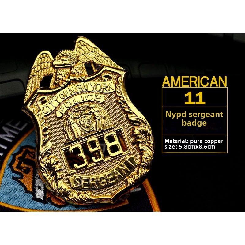 Vojenský fanoušek Kovový odznak Venkovní bronzová medaile Odznak s límcem Odznak na rameni Odznak USA Odznak klobouku Odznak