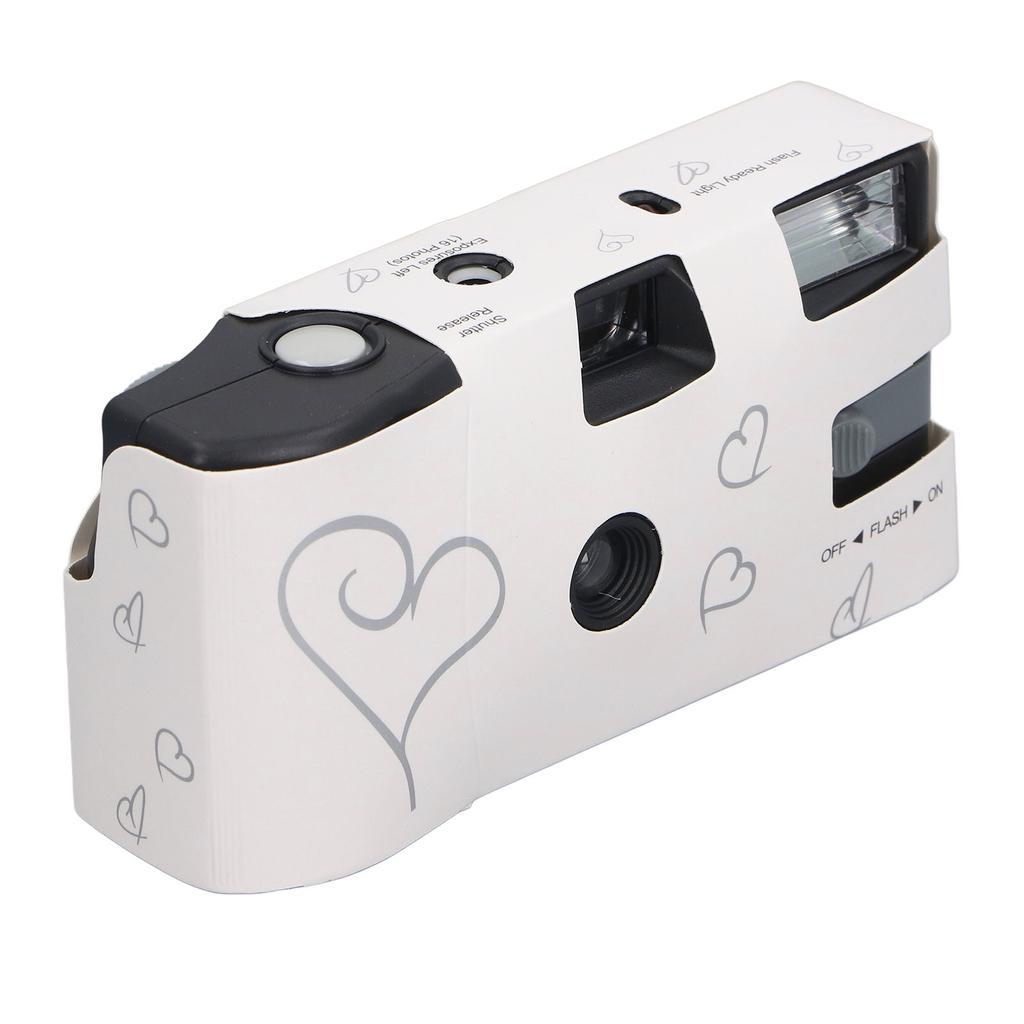 Disposable Camera for Wedding Retro Film Camera with Flash 27 35mm Color Films for Anniversary Concert Travel Camp