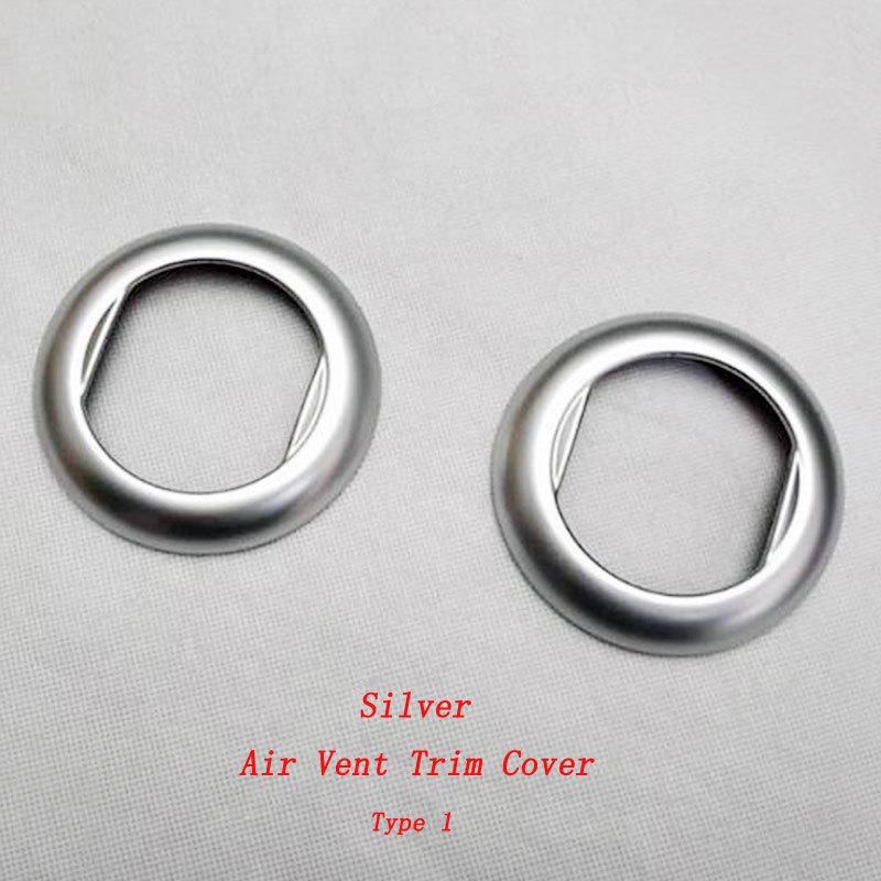 ABS Chrome Dashboard Air Vent Trim Cover Bezel Interior Garnish Front Water Glass Box Cover for Nissan NV200 Evalia 2010 2018