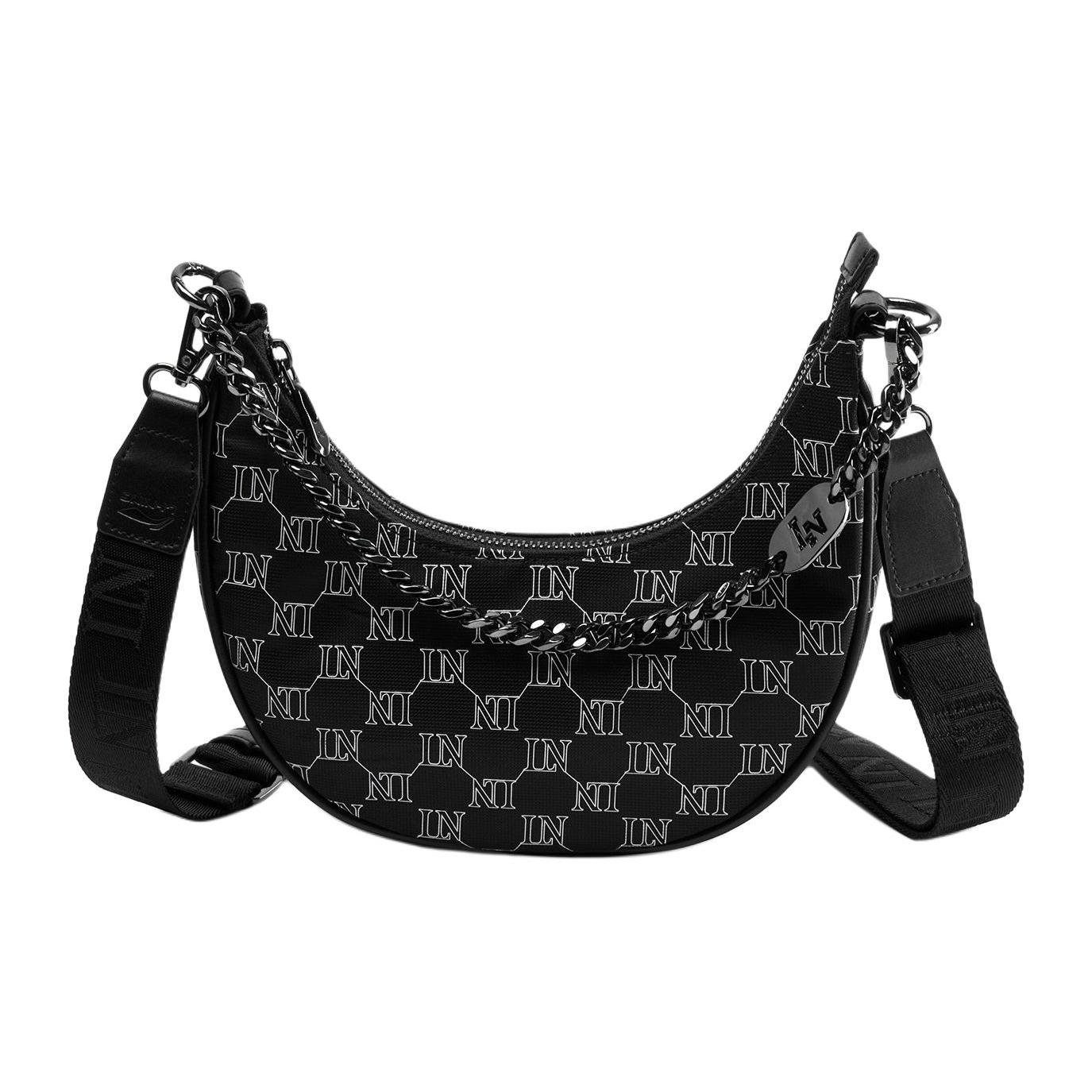 

Новая коллекция LiNing Sports Life Полиэстеровая спортивная сумка Сумка через плечо Сумка кроссбоди Унисекс Черный ABDU213-1 23.1*6.1*18.0CM