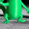Funny Meme Lizard Figurine 3D Printed Lizard Ornament Standing Cartoon Lizard Sculpture for Home Office Desk Decoration