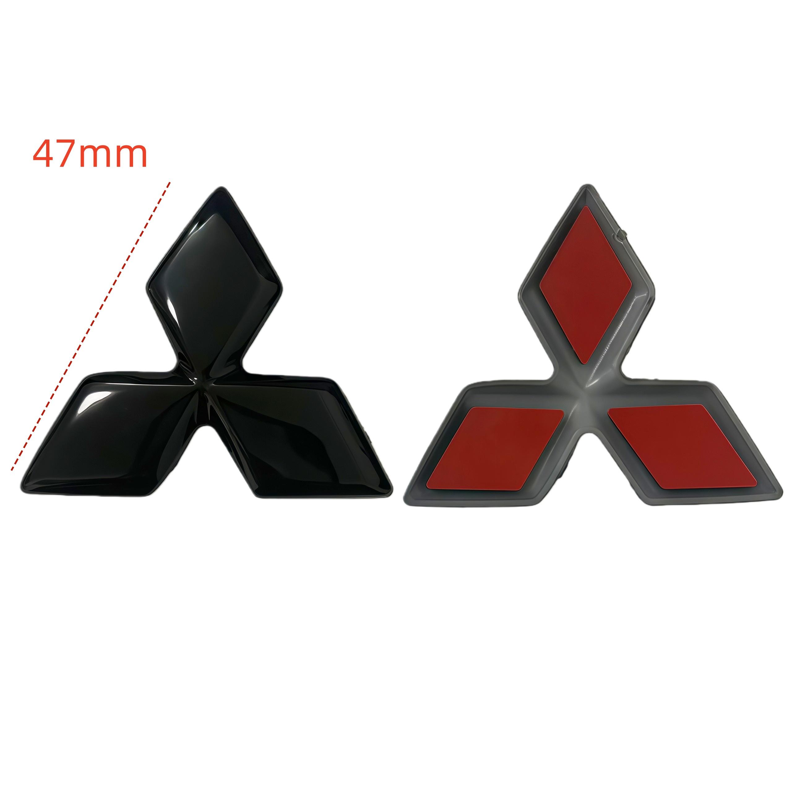 

47mm Car ABS Car Steering Wheel Center Stickers for Mitsubishi Lancer EX Galant ASX Outlander Pajero Eclipse Badge Accessories 47mm 1pcs