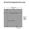 SMVP Punch-Free Integrated Frame Projector Screen