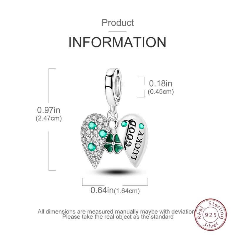 Hot 100 Copper Four Leaf Shamrock Sparkling Zirconia Bead Charms 3mm Do It Yourself Holiday Exquisite Jewellery Gift Making