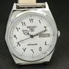 REFURBISHED VINTAGE SEIKO 5 AUTOMATIC 6309A JAPAN MENS WHITE WATCH a441347-4 Sk-a441347-1
