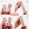 Dustproof Retractable Multi-Functional Makeup Brush: Large Powder, Blush, Setting, and Excess Powder Brush.