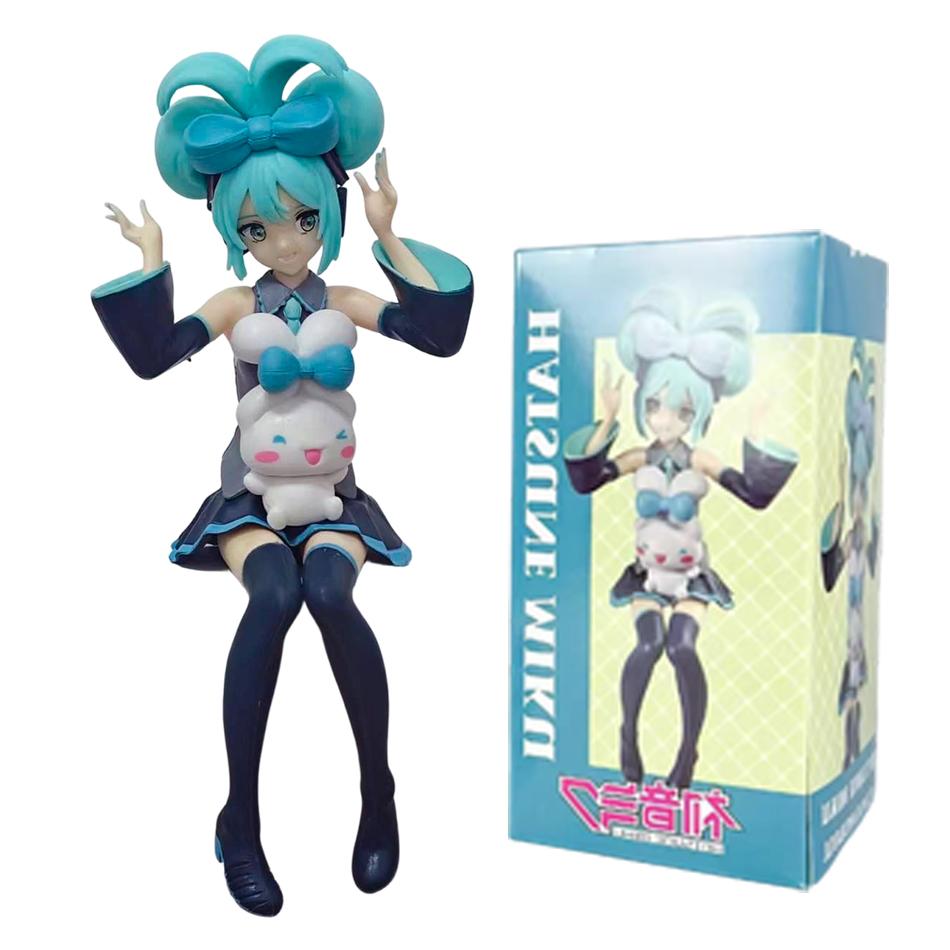 Anime Figures Hatsune Miku Devil Raccoon Demon Style/Cinnamoroll Style/kuromi Style Action Figure Model Collection Toy Xmas Gift