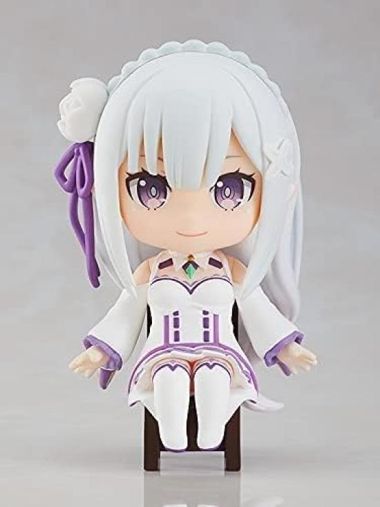 Nendoroid Život v jiném Emilia Plastem malovaná pohyblivá figurka Fialová G12664 Swacchao! ReZERO – Starting World – Non-Scale