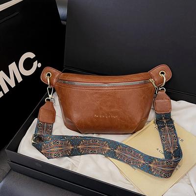 Simple and Versatile Chest Bag for Women Large-capacity Single-shoulder Crossbody Bag for Women