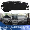 For HONDA ODYSSEY 2022 2021 2023 2024 Auto Dashboard Cover Dash Mat Board Pad Carpet Dashmat Anti-UV Mats