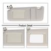 Beige Car Sun Visor Shade for Toyota Camry 2007-2011 Without Sunroof and Lights