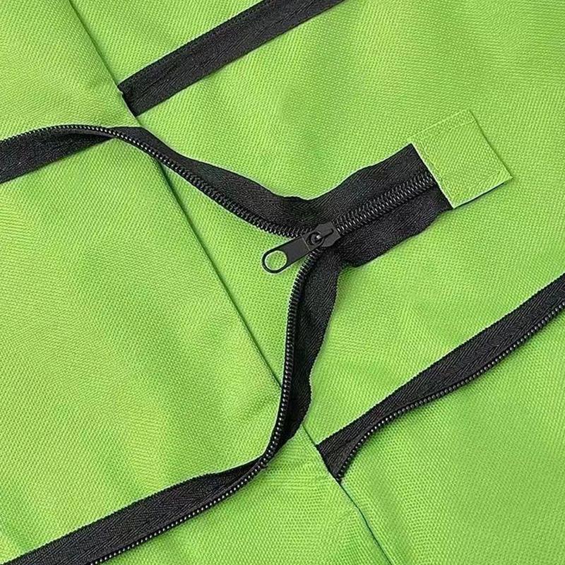 Portable Foldable Shopping Bag With Wheels Trolley Large Reusable Cloth Handbag Tote Bags Supermarket Home Grocery Pull Cart Bag