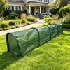 Small Animal Playpen for Yard Foldable Chicken Tunnel, Portable Poultry Run, Instant Setup, Predator Sunshade Net Run Proof Outdoor Protection